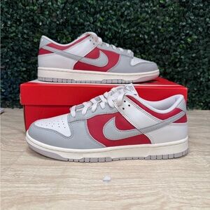 Nike Dunk Retro Low "Phantom/Lt Iron Ore/Gym Red/Pale Ivory" - M11